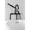 Aqua Vintage CCK8100DL Freestanding Tub Faucet with Supply Line, Stop Valve, Matte Black CCK8100DL - alternate 5